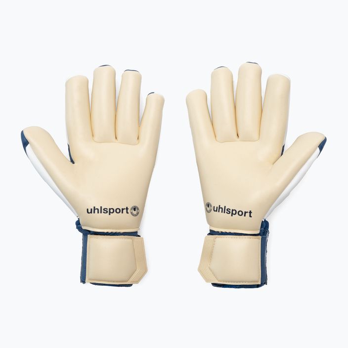 Uhlsport Hyperact Absolutgrip Finger Surround γάντια τερματοφύλακα μπλε και λευκό 101123401 2