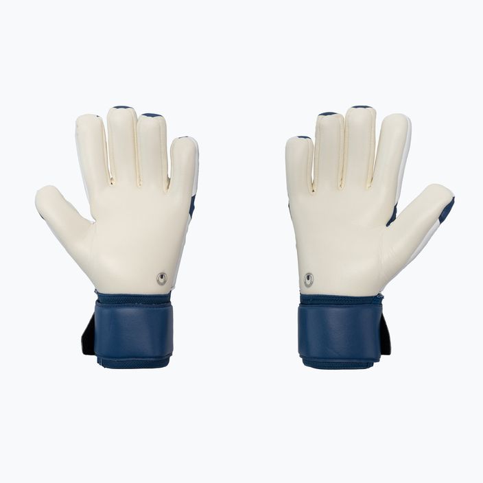 Παιδικά γάντια τερματοφύλακα uhlsport Hyperact Supersoft HN μπλε και λευκό 101123601 2