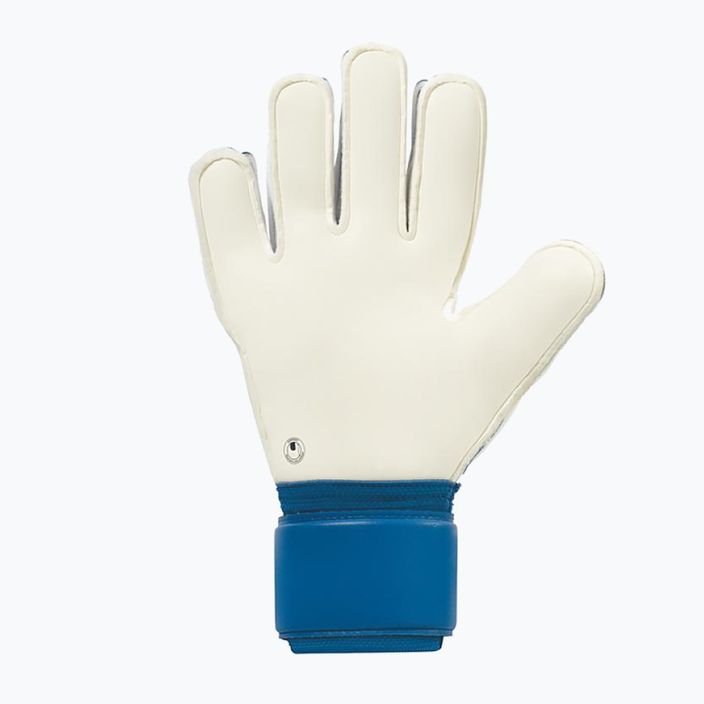 Παιδικό γάντι τερματοφύλακα uhlsport Hyperact Supersoft μπλε και λευκό 101123701 5