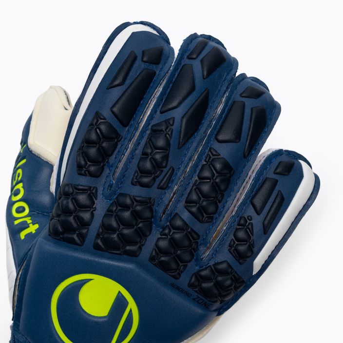 Παιδικά γάντια τερματοφύλακα uhlsport Hyperact Soft Flex Frame μπλε και λευκό 101123801 3