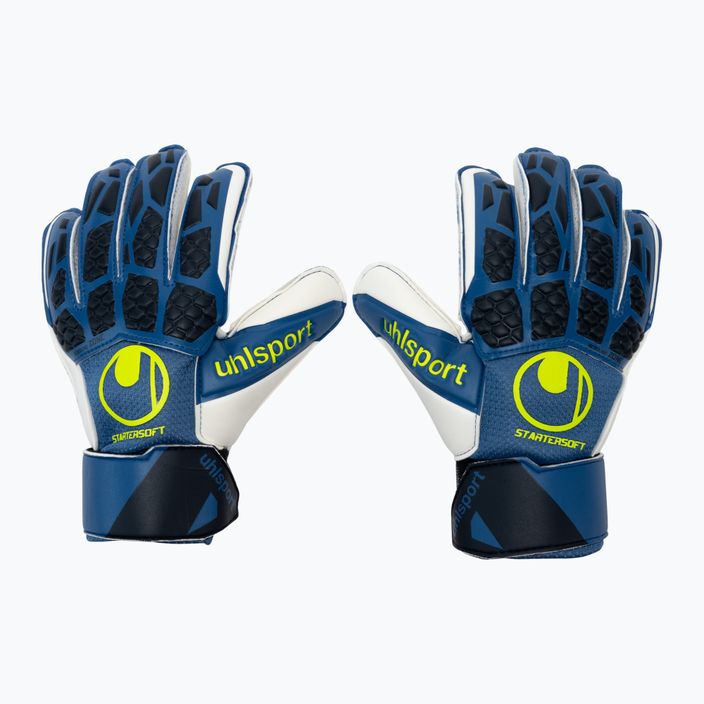 Παιδικά γάντια τερματοφύλακα uhlsport Hyperact Startersoft μπλε 101124001