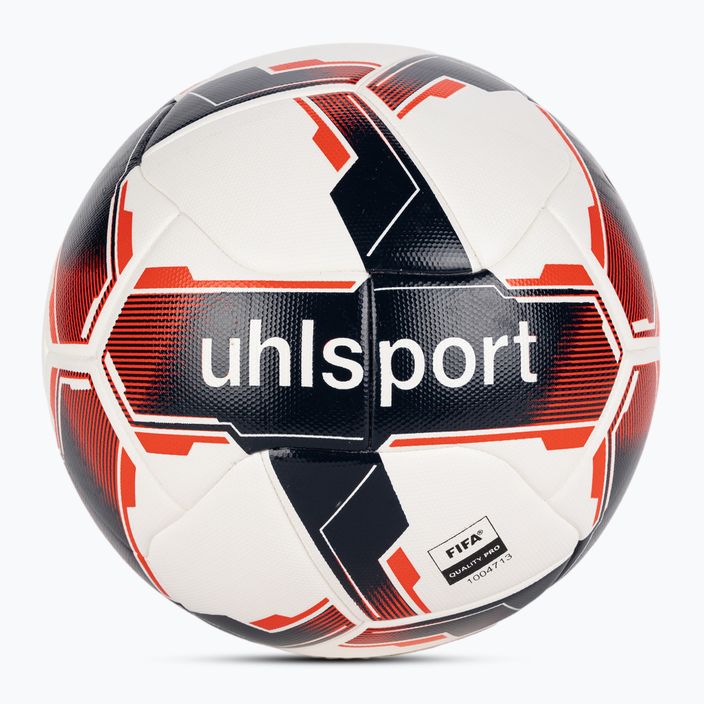 Ποδόσφαιρο uhlsport Match Addglue λευκό/ναυτικό/φλούο κόκκινο μέγεθος 5