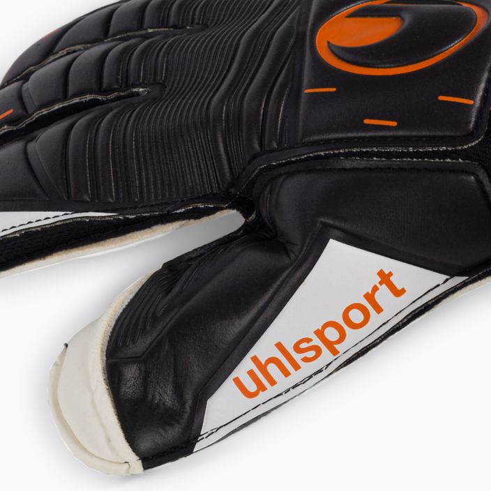 Γάντια τερματοφύλακα Uhlsport Speed Contact Soft Flex Frame μαύρο και άσπρο 101126701 3