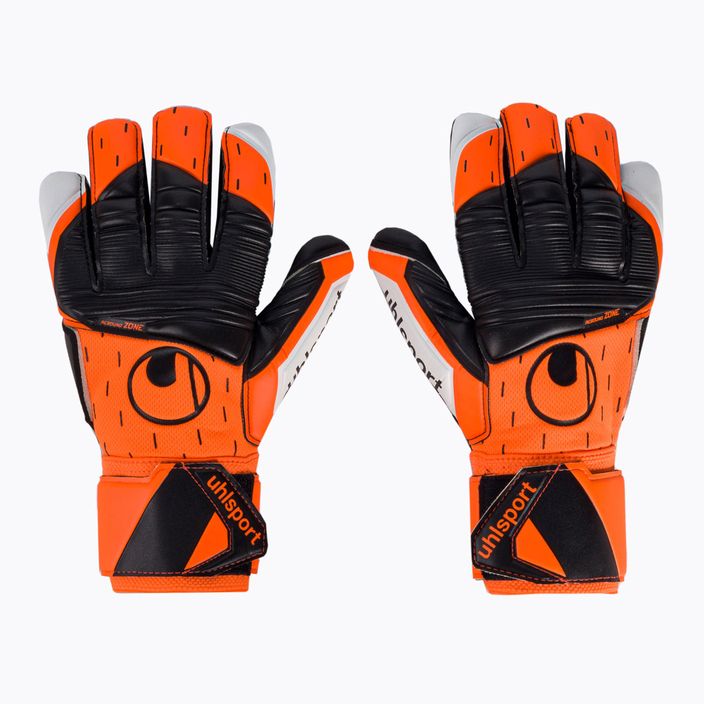 Γάντια τερματοφύλακα Uhlsport Super Resist+ Hn πορτοκαλί και λευκό 101127301