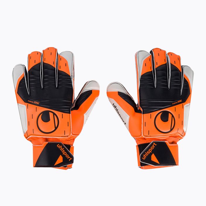 Uhlsport Soft Resist+ Flex Frame γάντια τερματοφύλακα πορτοκαλί και λευκό 101127401