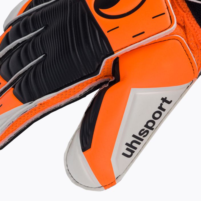 Uhlsport Soft Resist+ Flex Frame γάντια τερματοφύλακα πορτοκαλί και λευκό 101127401 3