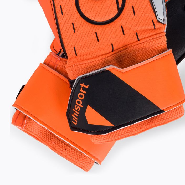 Γάντια τερματοφύλακα Uhlsport Soft Resist+ πορτοκαλί και λευκό 101127501 4