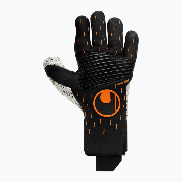 Γάντια τερματοφύλακα Uhlsport Speed Contact Supergrip+ Reflex μαύρα και λευκά 101125901 5