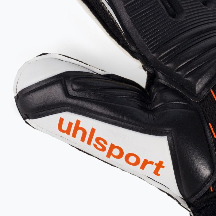 Γάντια τερματοφύλακα Uhlsport Speed Contact Supersoft μαύρα και λευκά 101126601 3