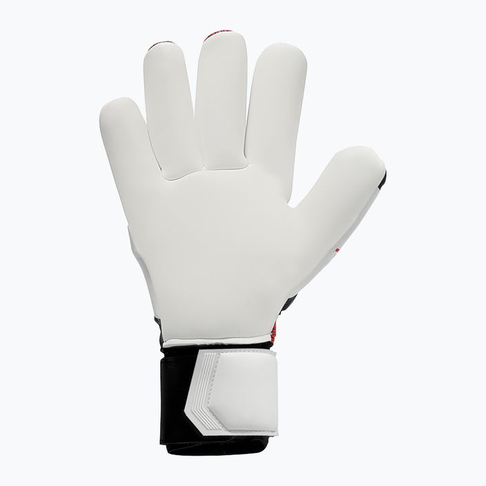 Παιδικά γάντια τερματοφύλακα uhlsport Powerline Absolutgrip Finger Surround μαύρο/κόκκινο/λευκό 2