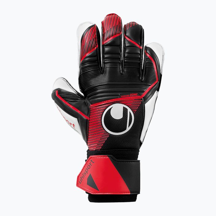 Γάντια τερματοφύλακα Uhlsport Powerline Soft Pro μαύρο/κόκκινο/λευκό
