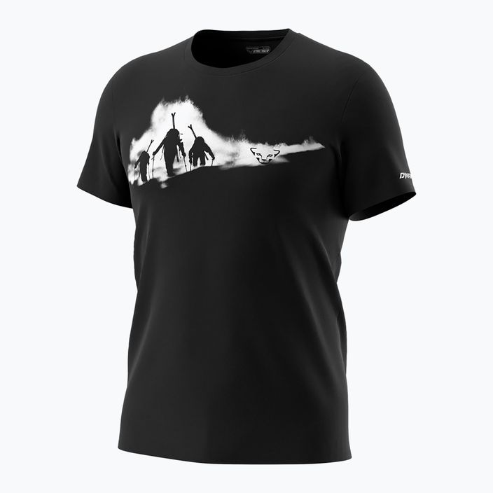 Ανδρικό μπλουζάκι DYNAFIT Graphic CO μαύρο χρώμα/ασπρόμαυρο T-shirt 5