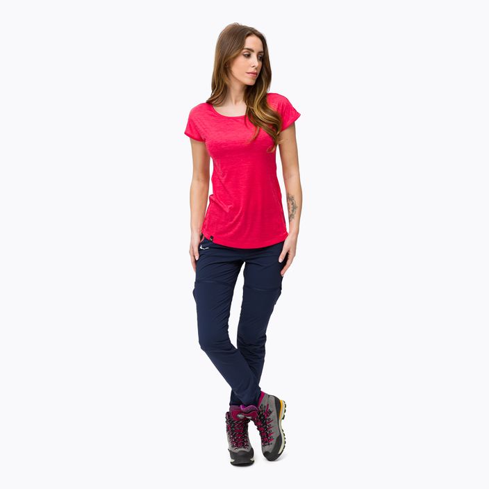 Salewa γυναικείο πουκάμισο Trekking Puez Melange Dry ροζ 00-0000026538 2