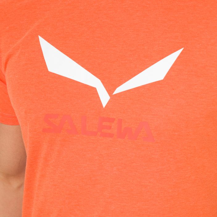 Ανδρικό πουκάμισο trekking Salewa Solidlogo Dry πορτοκαλί 00-0000027018 4