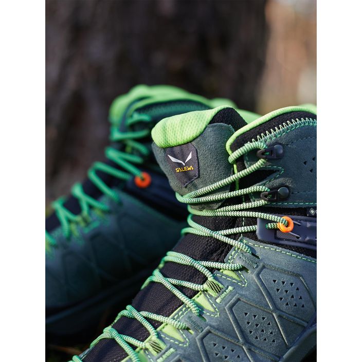 Ανδρικές μπότες πεζοπορίας Salewa Alp Trainer 2 Mid GTX πράσινο 00-0000061382 11