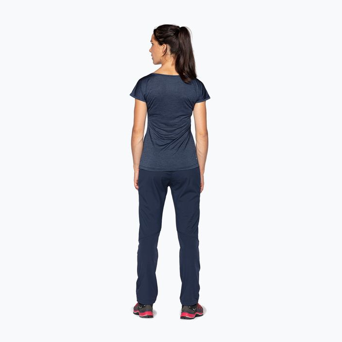 Salewa γυναικείο πουκάμισο Trekking Puez Melange Dry navy blue 26538 2