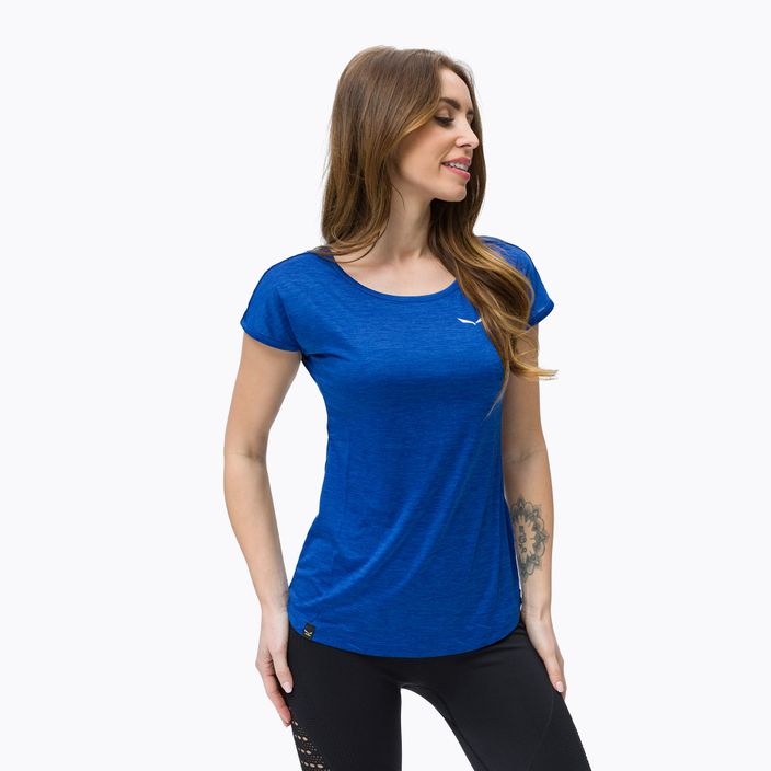 Salewa γυναικείο πουκάμισο Trekking Puez Melange Dry blue 00-0000026538