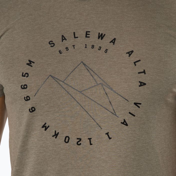 Ανδρικό πουκάμισο trekking Salewa Alta Via Dry καφέ 00-0000027406 4