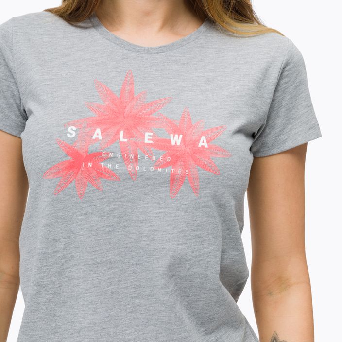 Γυναικείο trekking T-shirt Salewa Lines Graphic Dry γκρι 00-0000028064 3