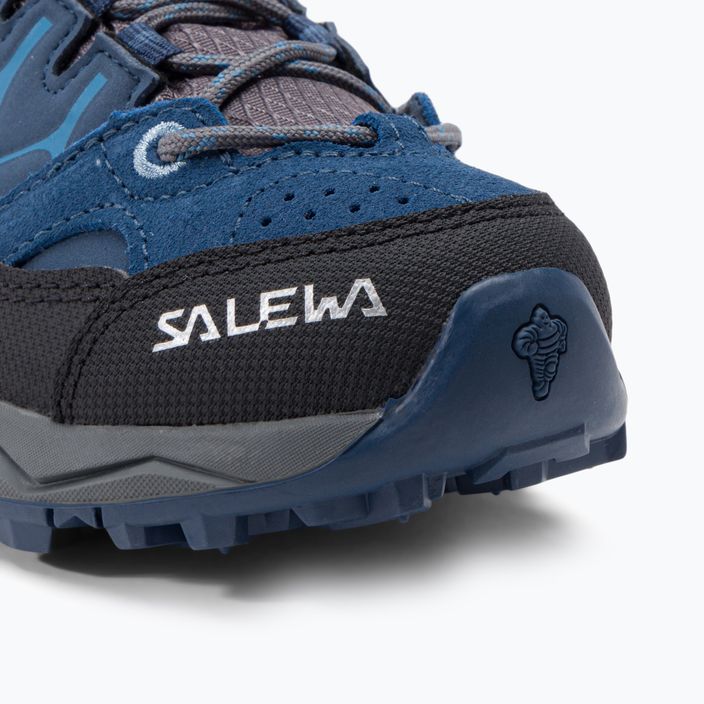 Παιδικές μπότες πεζοπορίας Salewa Alp Trainer Mid GTX μπλε 64010 8