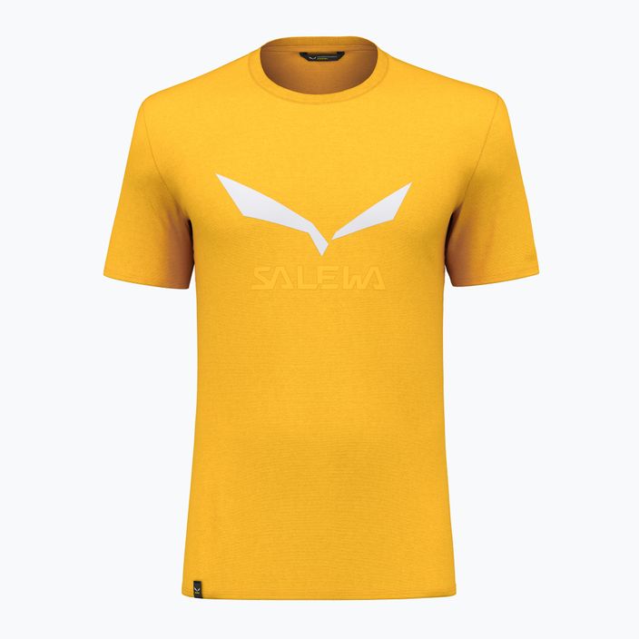 Ανδρικό πουκάμισο trekking Salewa Solidlogo Dry κίτρινο 00-0000027018