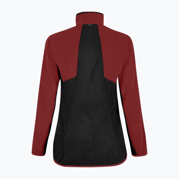 Salewa Paganella PL γυναικείο fleece φούτερ μαύρο και καστανοκόκκινο 00-0000027925 3
