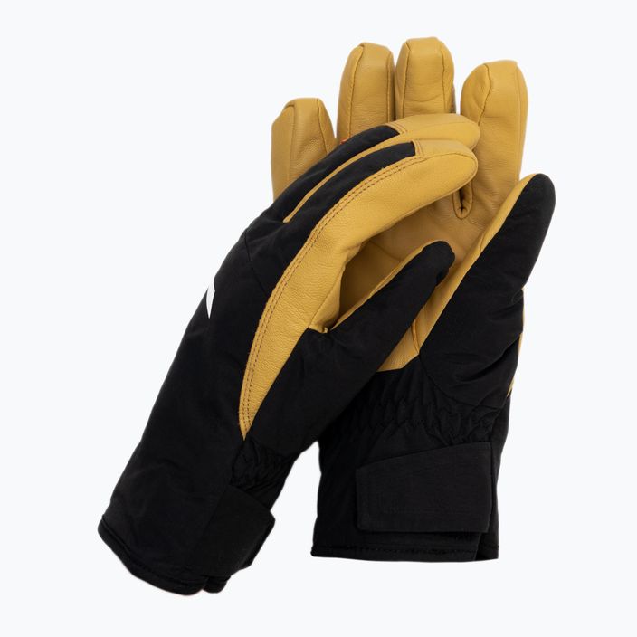 Salewa ανδρικά γάντια ορειβασίας Ortles Ptx/Twr μαύρο/κίτρινο 00-0000028531