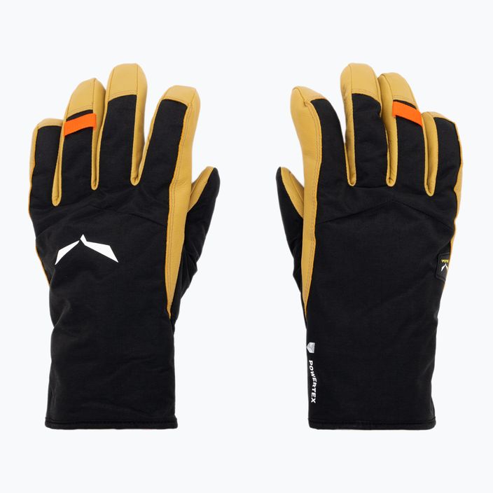 Salewa ανδρικά γάντια ορειβασίας Ortles Ptx/Twr μαύρο/κίτρινο 00-0000028531 3