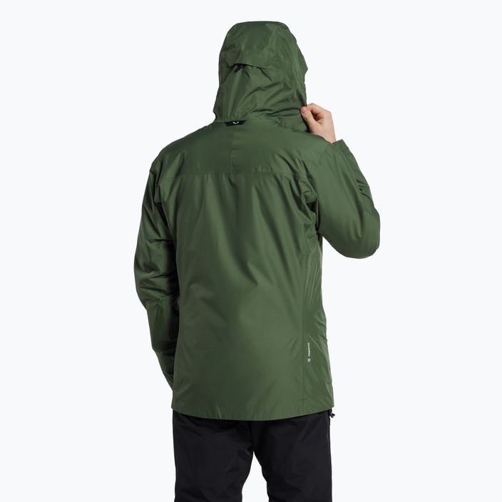 Salewa ανδρικό μπουφάν βροχής Fanes Ptx 2L πράσινο 00-0000028442 3