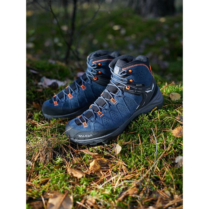 Ανδρικές μπότες πεζοπορίας Salewa Alp Trainer 2 Mid GTX μπλε 00-0000061382 10