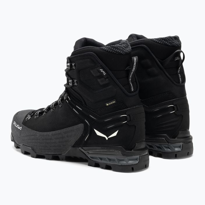 Salewa Ortles Ascent Mid GTX M ανδρικές μπότες πεζοπορίας μαύρες 61408 3