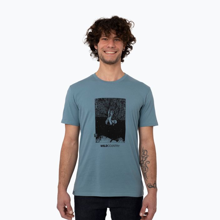 Ανδρικό πουκάμισο αναρρίχησης Wild Country Flow μπλε 40-0000095186