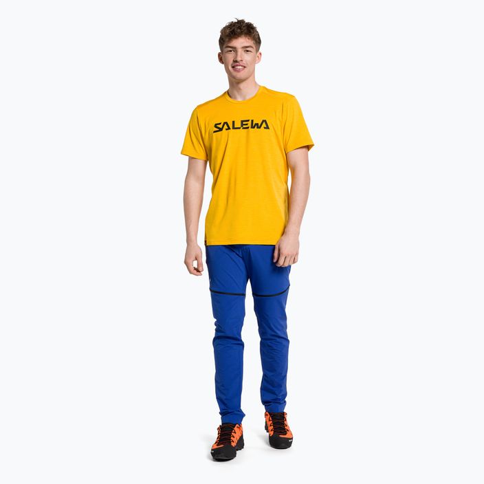 Salewa ανδρικό πουκάμισο Trekking Puez Hybrid 2 Dry κίτρινο 27397 2
