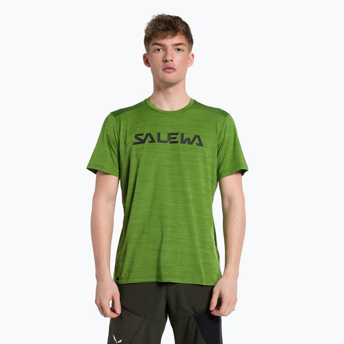 Salewa ανδρικό πουκάμισο Trekking Puez Hybrid 2 Dry πράσινο 27397