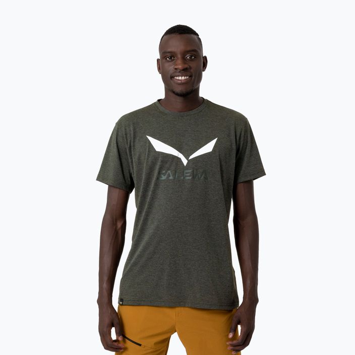 Ανδρικό πουκάμισο trekking Salewa Solidlogo Dry σκούρο πράσινο 00-0000027018 2
