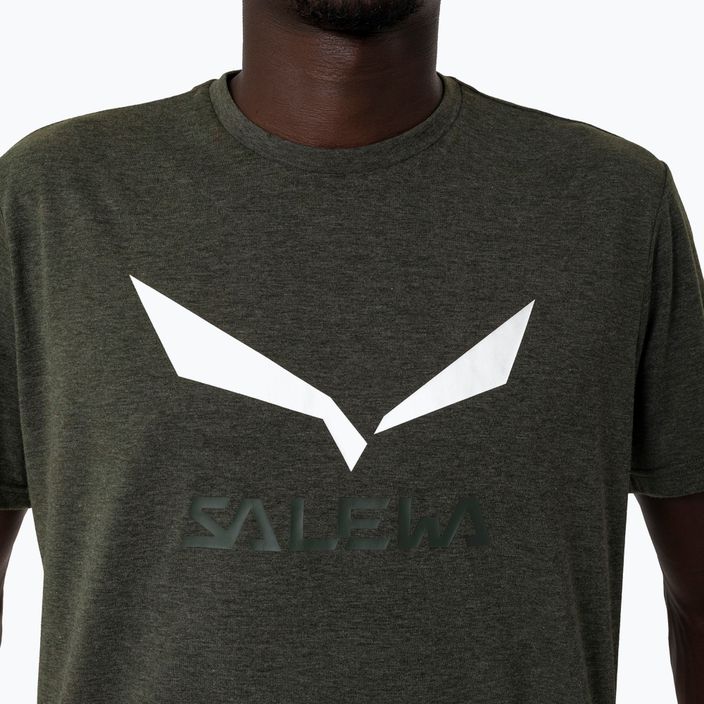 Ανδρικό πουκάμισο trekking Salewa Solidlogo Dry σκούρο πράσινο 00-0000027018 4