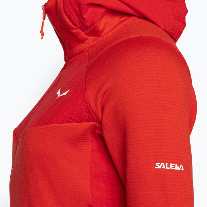 Salewa γυναικεία μπλούζα Trekking Agner Polarlite με κουκούλα κόκκινο 00-0000028558 4