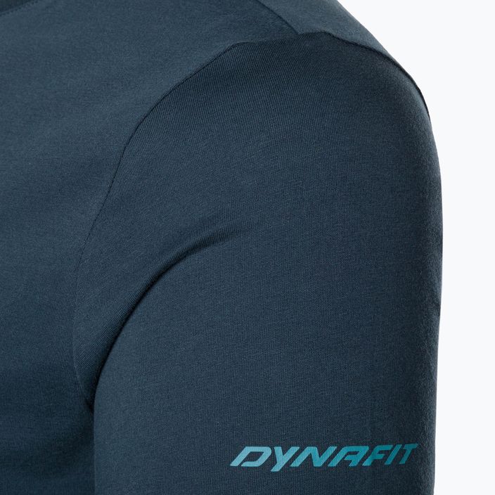Ανδρικό μπλουζάκι DYNAFIT Graphic CO blueberry/skis T-shirt 4