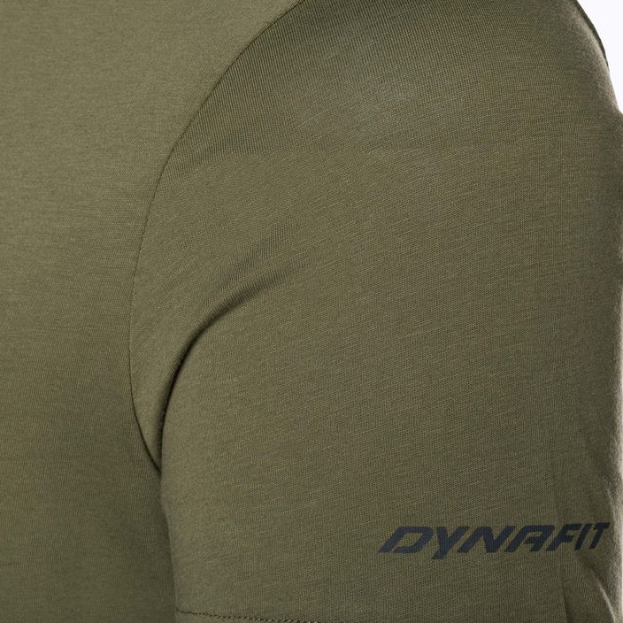 Ανδρικό μπλουζάκι DYNAFIT Graphic CO olive night/tigard T-shirt 4