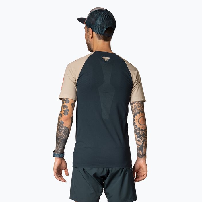 Ανδρικό μπλουζάκι για τρέξιμο DYNAFIT Ultra 3 S-Tech blueberry/rock χακί 3