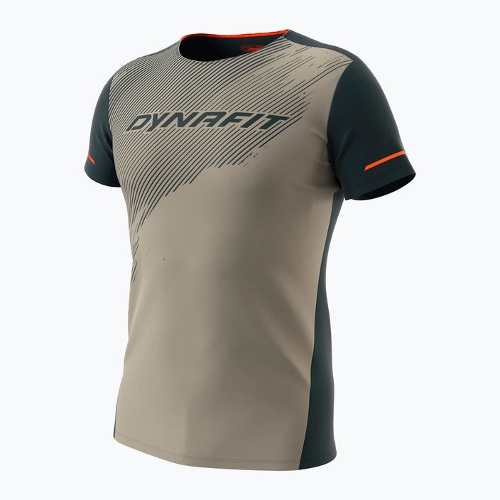 Ανδρικό μπλουζάκι για τρέξιμο DYNAFIT Alpine 2 rock χακί 3