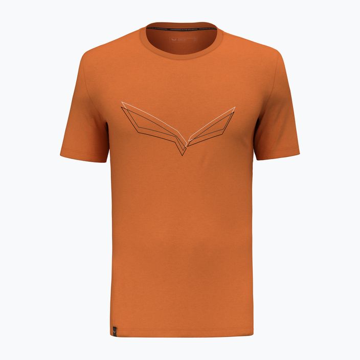Ανδρικό T-shirt Salewa Pure Eagle Frame Dry T-shirt καμένο πορτοκαλί