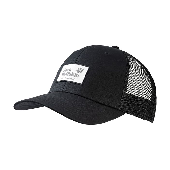 Jack Wolfskin Heritage καπέλο μπέιζμπολ μαύρο 1905621_6000 2