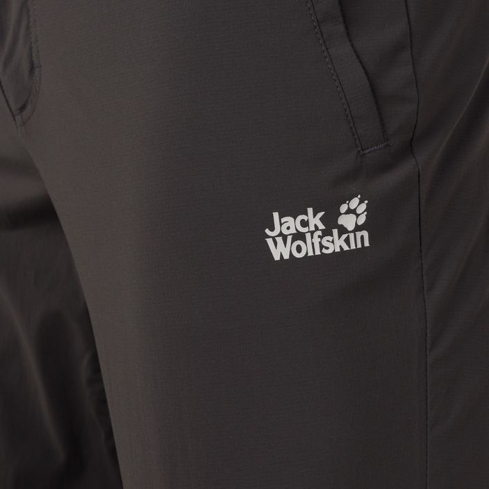 Jack Wolfskin ανδρικό παντελόνι Activate Light softshell σκούρο γκρι 1503772_6350 6