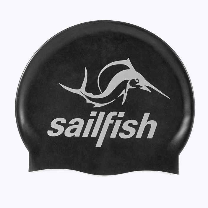 Sailfish SILICONE CAP καπέλο κολύμβησης μαύρο 2