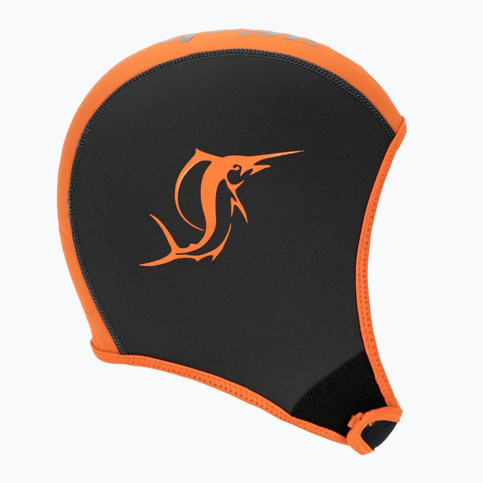 Sailfish Σιλικόνη μαύρο/πορτοκαλί καπάκι για κολύμπι NEOPRENE CAP 3