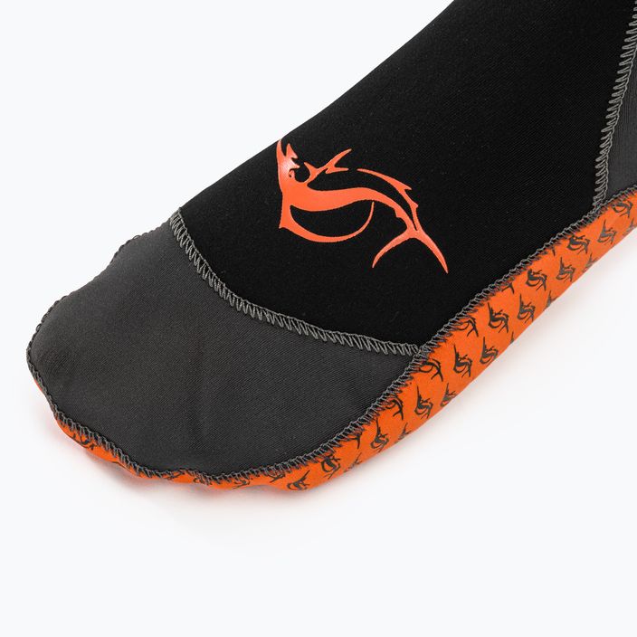 Κάλτσες νεοπρέν Sailfish μαύρες και πορτοκαλί 3