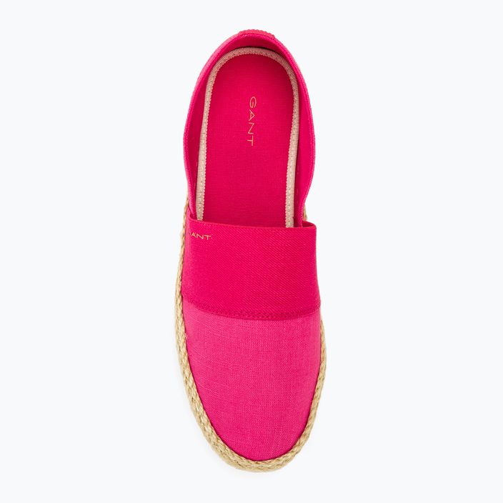 GANT γυναικεία παπούτσια Raffiaville σε ροζ χρώμα 5