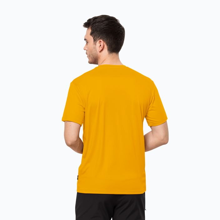 Jack Wolfskin ανδρικό trekking T-shirt Tech κίτρινο 1807071_3802 2