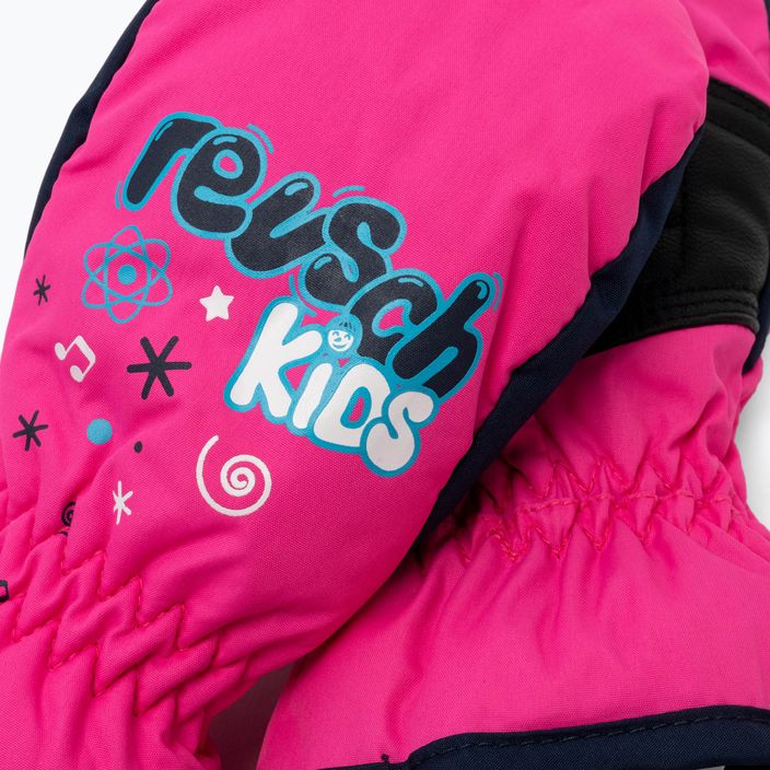 Παιδικά γάντια snowboard Reusch Mitten ροζ 48/85/405/350 3